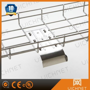 Hot dip galvanized cable tray wire mesh cable basket