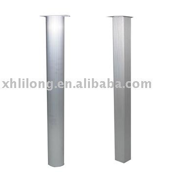 Aluminum table leg