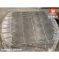 STAINLESS STEEL AND ALLOY BAFFLE AND TUBESHEET