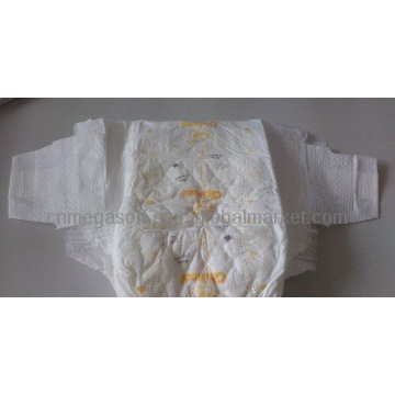 elastic big ear baby diaper with long tape