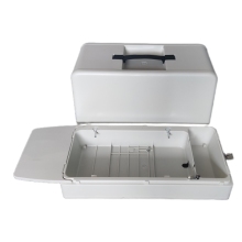 Portable Old-Fashioned Sewing Machine Case - Dustproof Plastic Storage Box
