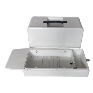 Portable Old-Fashioned Sewing Machine Case - Dustproof Plastic Storage Box