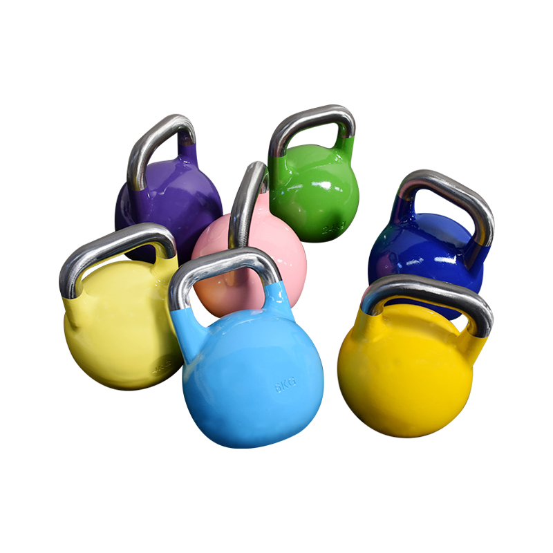 Colorful Wholesale Kettlebell with logo customized