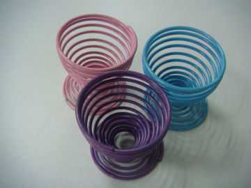 spray colorful egg cup