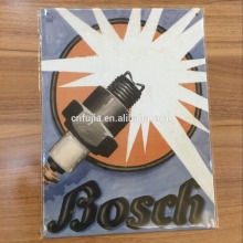 home decor CMYK printing custom tin plaque, tin sign