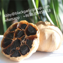 Long-term fermentation black garlic with skin