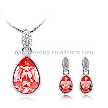 OUXI Arabic bridal jewelry sets set with Austrian Crystal