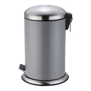 Steel Step Trash Can with Soft Close Lid