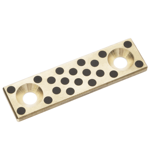 Ukuran Kustom Oilless Brass Bushing Gasket Self -Lubricating Copper Bronze Graphite Sliding Plate Bearing