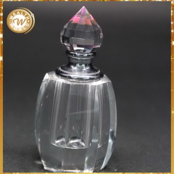 Durable hot sale luxury frosted crystal perfume bottles