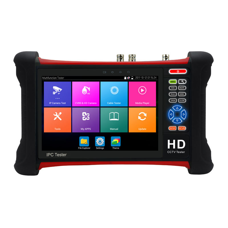 7 بوصة اختبار IPC اختبار 4K IP 8MP HD AHD TVI CVI متعددة الوظائف 5 في 1 CCTV IP كاميرا فيديو Tester Pro (IPCTX7HDAS)