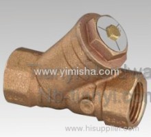 Bronze Swing Strainer Valve?