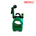 Retractable Spray Nozzle Rack Hose Reel Set