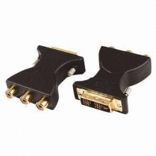 DVI to 3RCA Adapters, 1,080-pixel Resolution