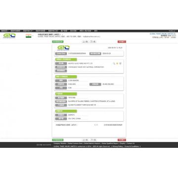 Kaca Filamen Benang India Import Sample Data