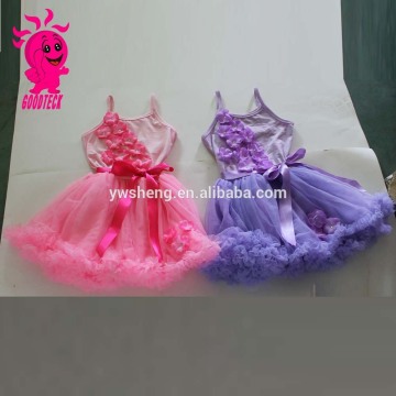 Fashion beautiful infant size babies dresses with flower infant party romper dress,flower girls party dresses