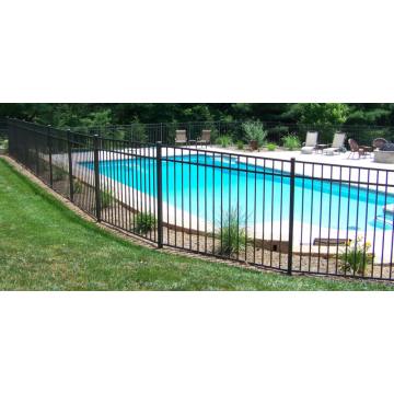 Spray Black Aluminum Swimming Pool Fence