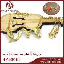 Renfook handmade silver jewelry baroque pearl necklace