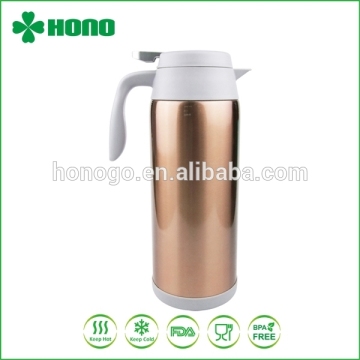 1600ML Stainless Steel Thermal Coffee Pot With One-touch Stopper