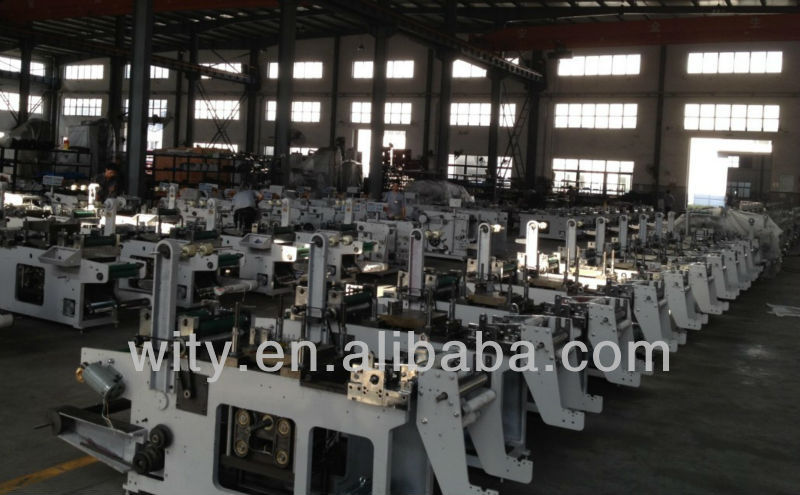 Adhesive Label Sticker Manufacturing Machine With Die Cutting, Punching ...
