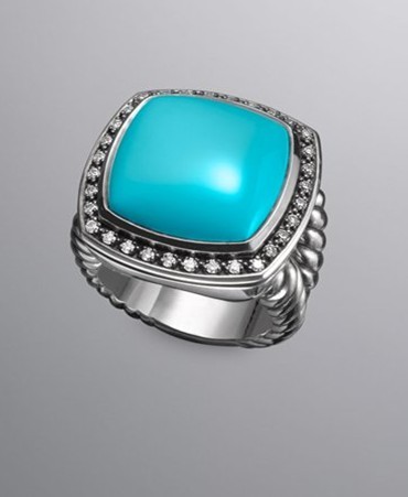 David Yurman Jewelry 14mm Turquoise Moonlight Ring