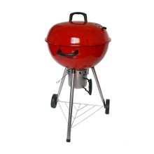 Factory Price Outdoor Apple Shaped Enamel Kettle Barbecue Grill