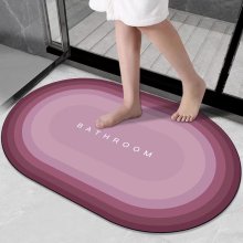 Water Absorbent Diatom Mud Diatomaceous Earth Bath Mat