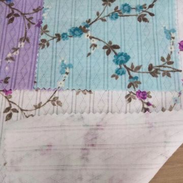 CVC RIB JACQUARD PRINT