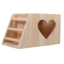 Wooden Rabbit House & Guinea Pig Hideout with Tunnel and Hay Feeders - Hot Sale