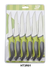 steak knife with TPR handle