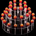 3 Tier Lillipop Stand Stand Acrílico Risers de Tabletop