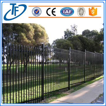 Square tube tubular Garrison fence