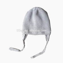 Hand made winter earflap children hat knitted earflap hat