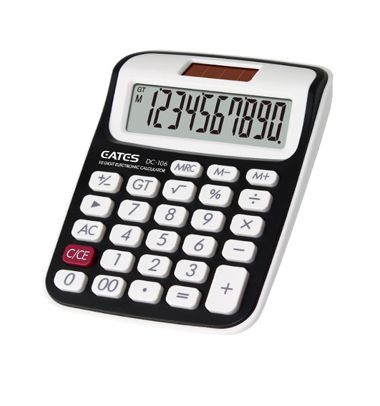 Korean School Supplier Promotion Gift 10 Digits Pocket Calculator Solar Power Cute Small Size Colorful Mini Calculator