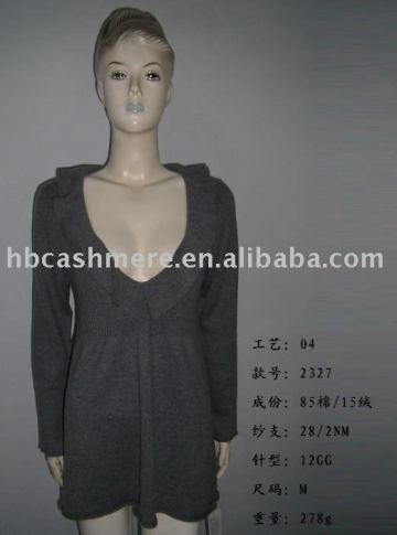 cashmere sweater---blended cashmere cardigan