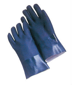 BLACK PVC COATED GLOVE