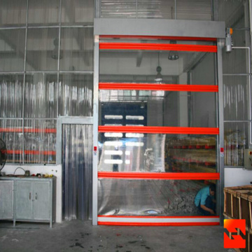 Pintu Kelajuan Tinggi Telus PVC