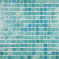 Piscina personalizable Azules de mosaico de acuarela