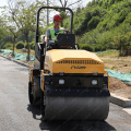 Single and double vibration 3 ton road roller engineering construction vibrating asphalt roller