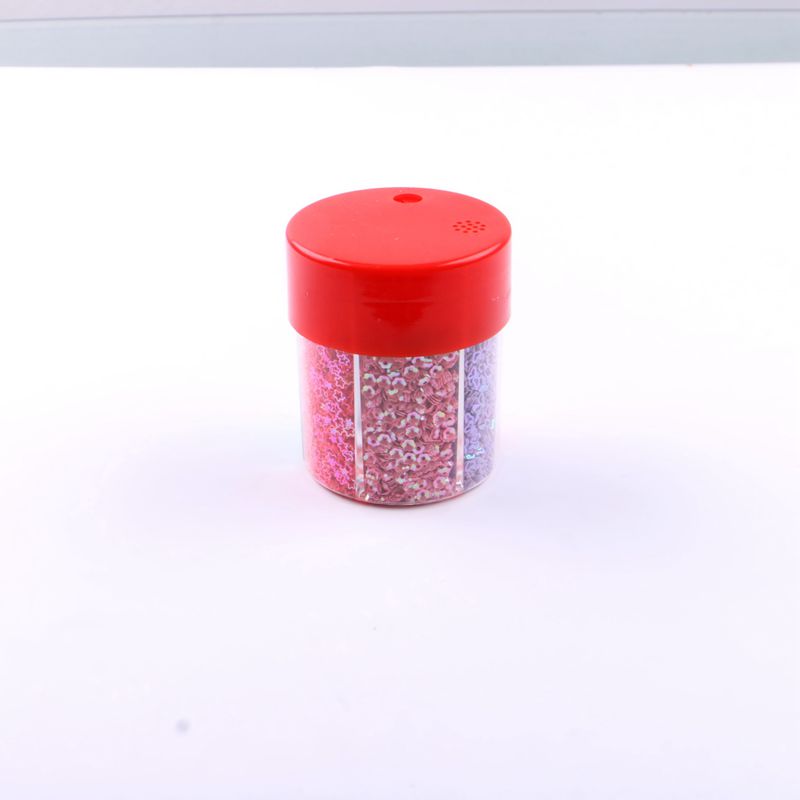 2019 hot sales! 3.5oz with 6-pack shaker bottles polyester Glitter powder  for kids DIY, toys, students, crafts etc