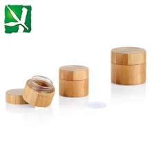 Refillable Glass Bamboo Lotion Jars - 30g/50g/100g Cosmetics Containers & Packaging