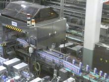 UHT milk processing line