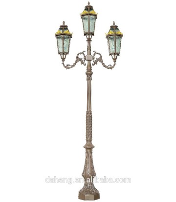 Decorative Cast Aluminum Garden Lighting Pole Light/Lamp Pole