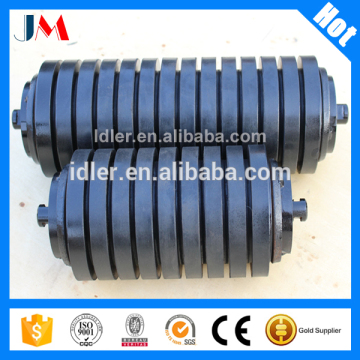 mining use belt conveyor training idler roller rubber conveyor belt idler roller