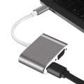 USB3.0 Typ-C-Hub zu HDMI (4K) und USB-C-Adapter