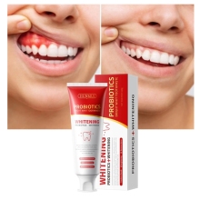 Hunmui Probiotic Whitening Toothpaste: Fresh Breath, Herbal Ingredients, Removes Yellow Teeth