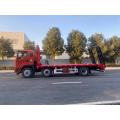 Truk Flatbed 3 Gandar 6x2 Pembawa Excavator