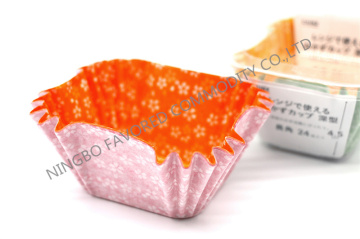 Rectangle deep paper cup liner