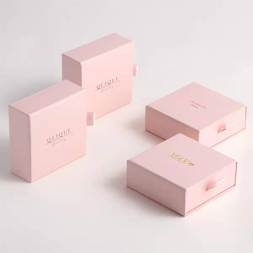 Roze lade cadeauverpakking sieraden set doos luxe