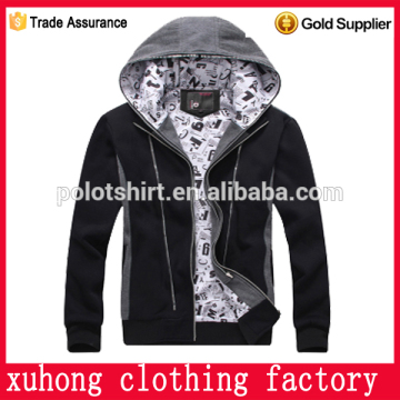 Blank zip up quality wholesale plain hoodies